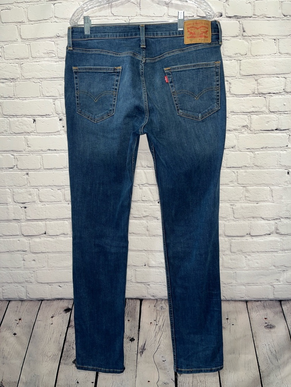 Levi’s 511 Slim Fit Straight Leg Blue Jeans Men’s Size 34X34